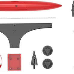 Alternative view of Wind Powered Racer